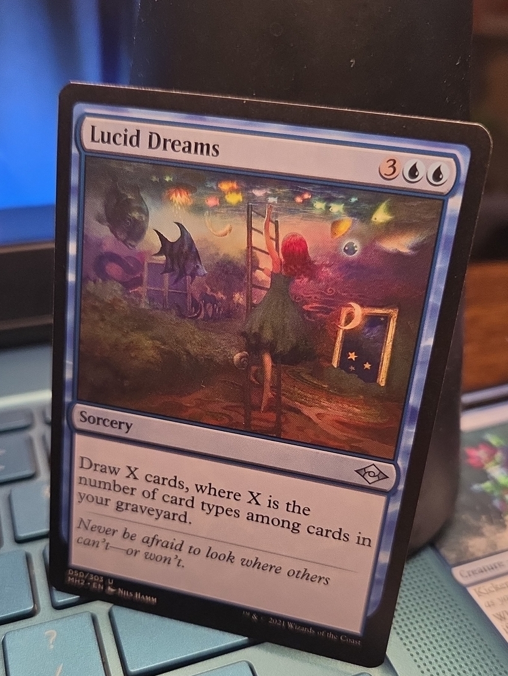 Magic: The Gathering Lucid Dreams - Blue Sorcery Card